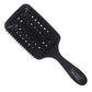 Scarlet Line Professional 11 Rows Large Anti Slip Matt Finish Wet Paddle Brush with Cushion n Plastic Handle for Men and Women_Black