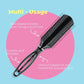 SBX081 9 Row Flat Hair Brush For Styling with Anti Slip Handle n Ball Tip Nylon Bristles