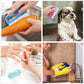 HNC026 Hair Line Professional Plastic Nail Scrubber Dust Cleaner Brush with Handle Grip For Home, Office, Kitchen, Bathroom, Garden Shed Sink, Travel_3 Pcs