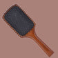 SPB046 Maple Wood Large Air Cushion Ball Ended Nylon Bristles Paddle Hair Brush