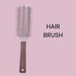 SBX084 Ladies 9 Row 2 Tone Large Flat Smoothing n Styling Hair Brush Copper