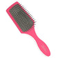 SBX066 Large Paddle Hair Brush Air Cushion Paddle Brush with Ball Tip Nylon Bristles Styling n Straightening Pink