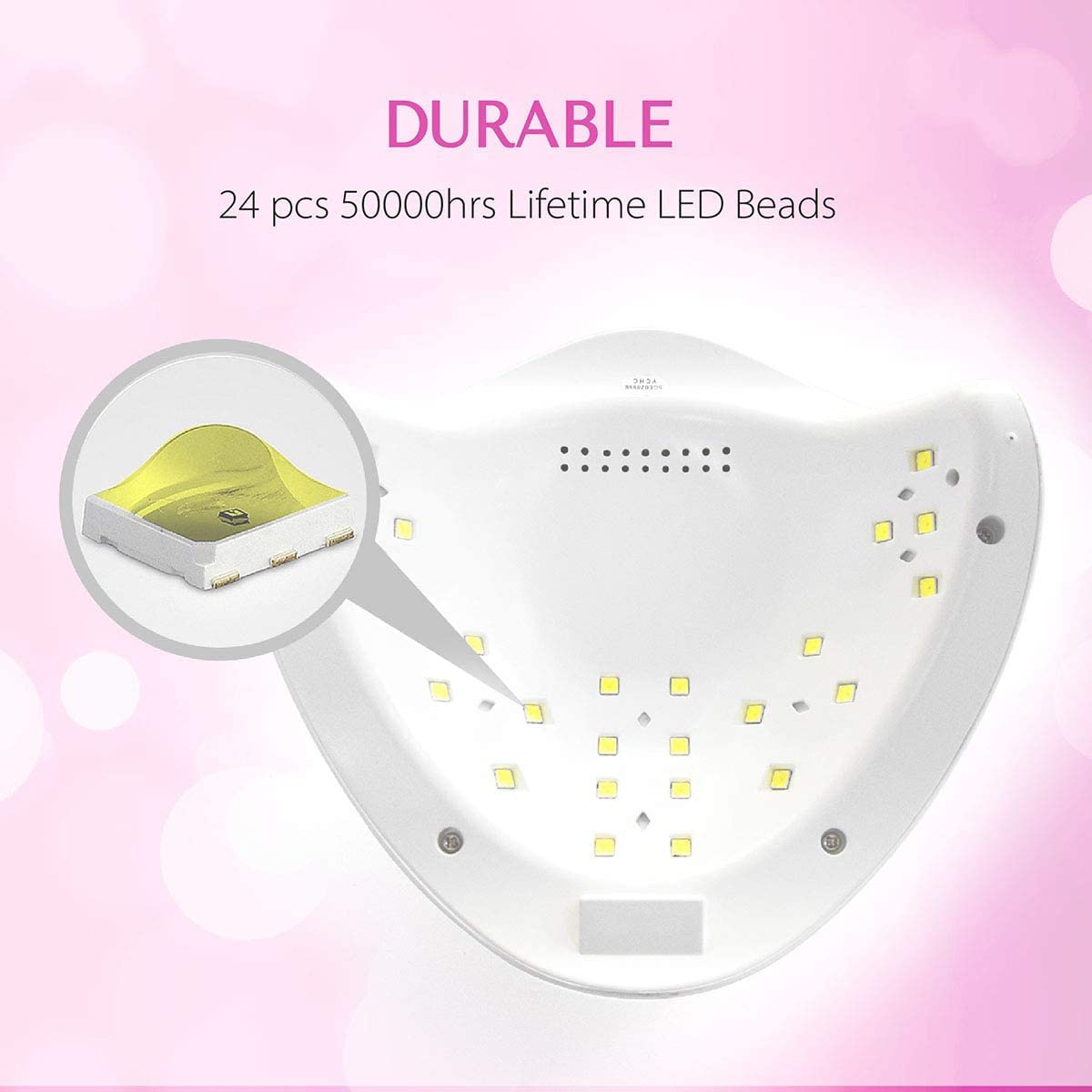 SUN 5 UV LED Lamp With Infrared Sensor And Detachable Tray 48W