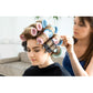 Professional Velcro Hair Curling Rollers, Hairdressing Self Grip Plastic Curlers for Home n Saloon Use_1.5 cm_6 Pcs