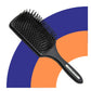 SBX012 Maple Wood Anti Static Large Paddle Hair Brush Back Side Mirror n Matte Finish Paddle Brush For Styling