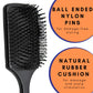 SBX012 Maple Wood Anti Static Large Paddle Hair Brush Back Side Mirror n Matte Finish Paddle Brush For Styling