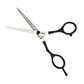 SSC038 Professional Ceramic Cutting Barber Dressing Sharp Scissors, Trimming Razor Edge Shears for Home Saloon Barber_5.5" Inch