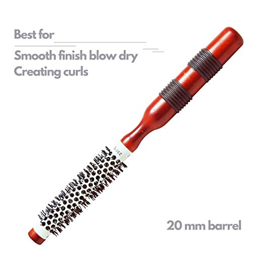 SHB002-006ProfessionalExtraSmallHotCurlingRoundHairBrushWhiteandOrangeColor20mm2