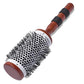 SHB002-006 Professional Extra Small Hot Curling Round Hair Brush White and Orange Color