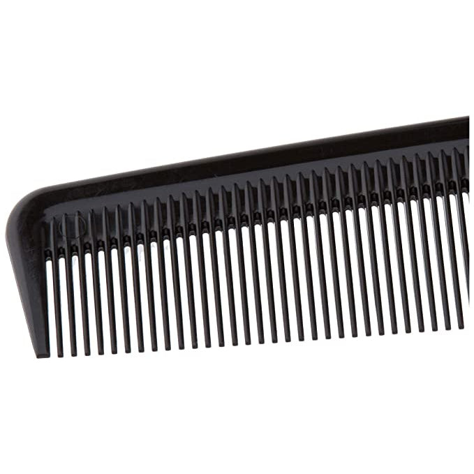 DPC5 7" Waver Comb Waver Comb 7" Hair Combs DENMAN Black Plastic Koki Story