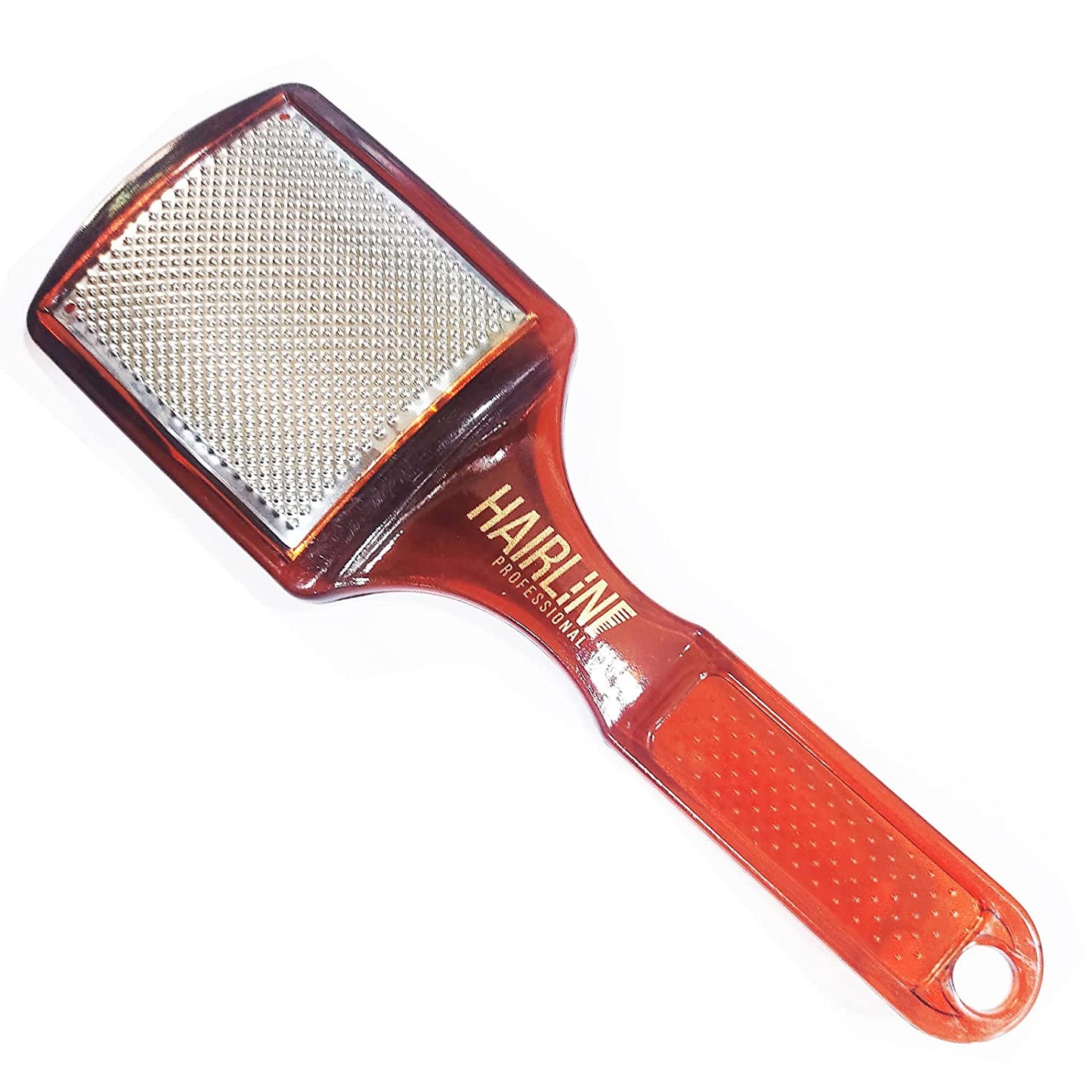 HFS005 Professional Stainless Steel Foot Scraper Exfoliator for Dry and Wet Feet Care Filer Hard n Dead Skin Callus Remover Shell Foot Scrubbers Hair Line 25X8.5X2 CM Koki Story