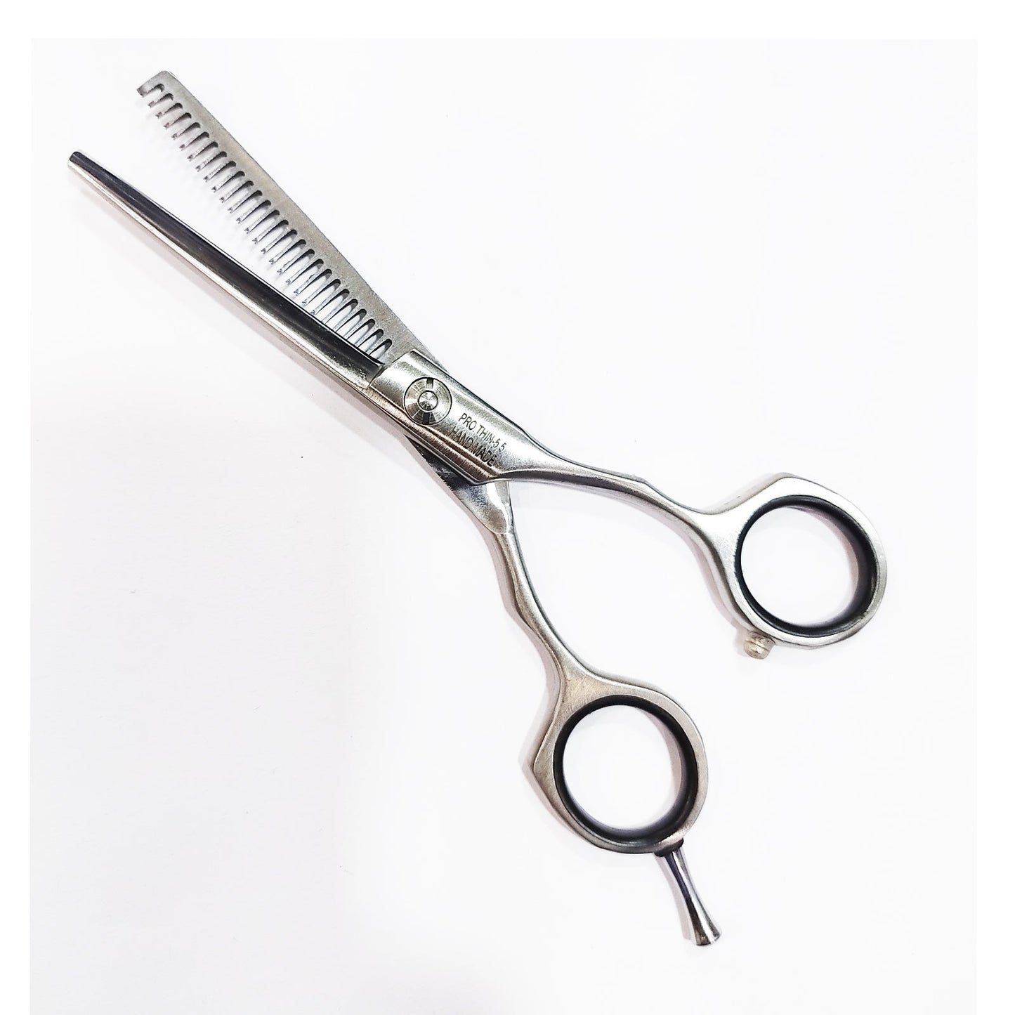 SSC036 Professional Thinning Stainless Steel Cutting Barber Dressing Sharp Scissors Trimming Razor Edge Shears for Home Saloon Barber 5.5" Inch Salon Scissors Hair Line 23.5X8.5X1.5 CM Koki Story