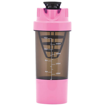 BL 324 SM Shake Mix Protein Shaker Gym Bottle with Compartment 500ml Shakers OZOMAX Koki Story