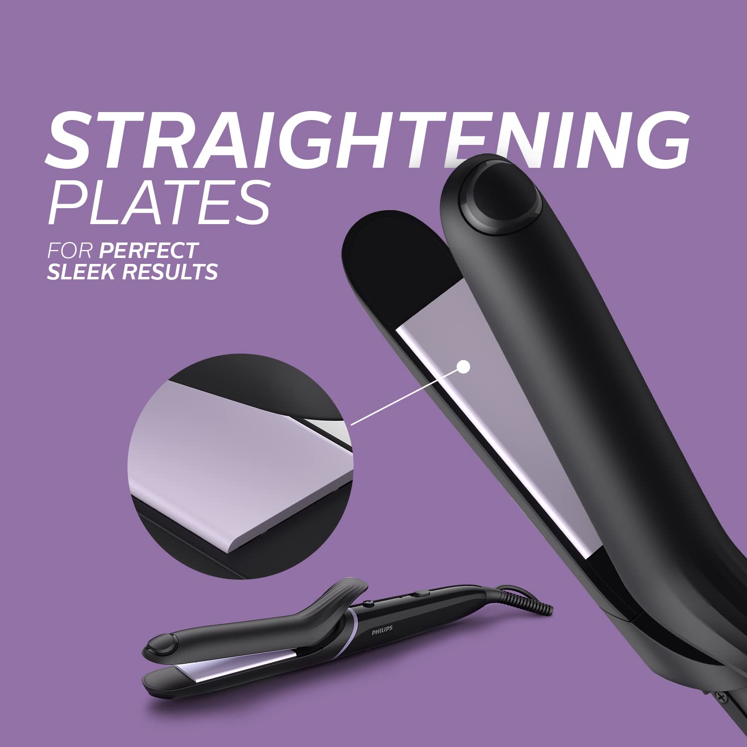 BHH 816/00 Crimp Straighten or Curl with the single tool quickly and without fear of heat damage Multi Styling Kit Hair Straighteners PHILIPS Black Koki Story