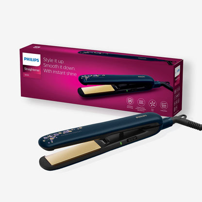 BHS 397/40 Kerashine Titanium Straightener with SilkProtect Technology. Straighten curl with instant shine. Hair Straighteners PHILIPS Koki Story