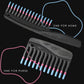 SLC058 Professional 2 in 1 Wide Tooth Hair Comb Shampoo Comb For Massaging Scalp, Detangling Curly Wet Hair n Avoiding Hair Fall Black_2Pc Hair Combs Scarlet Line Koki Story