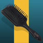 SPB055 Professional Large Paddle Hair Brush with Heat Resistant Bristles with Anti Static Wooden Handle Paddle Brushes Scarlet Line Black Full Koki Story