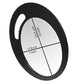 SSM036 Professional Oval One Sided Hand Mirror Vanity Dressing Mirror for Makeup with Handle for Travel Bathroom Desk Grooming n Shaving Makeup Mirrors Scarlet Line Koki Story