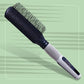 SBX062 Professional 9 Rows Large Flat Hair Brush with Anti Slip Rubber Grip Handle Ball Tip Nylon Bristles for Hair Styling Navy Blue n Silver Flat Hair Brushes Scarlet Line 27X9X5 CM Koki Story