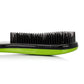 SFB023 Compact Styler Detangling Hair Brush Tangle Tamer Hair Brush Detangler Comb Brush for Thick, Thin, Curly, Straight, Wet n Dry Hair_Black n Green Tangle Tamers Scarlet Line 24X10X3.5 CM Koki Story