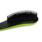 SFB023 Compact Styler Detangling Hair Brush Tangle Tamer Hair Brush Detangler Comb Brush for Thick, Thin, Curly, Straight, Wet n Dry Hair_Black n Green Tangle Tamers Scarlet Line 24X10X3.5 CM Koki Story