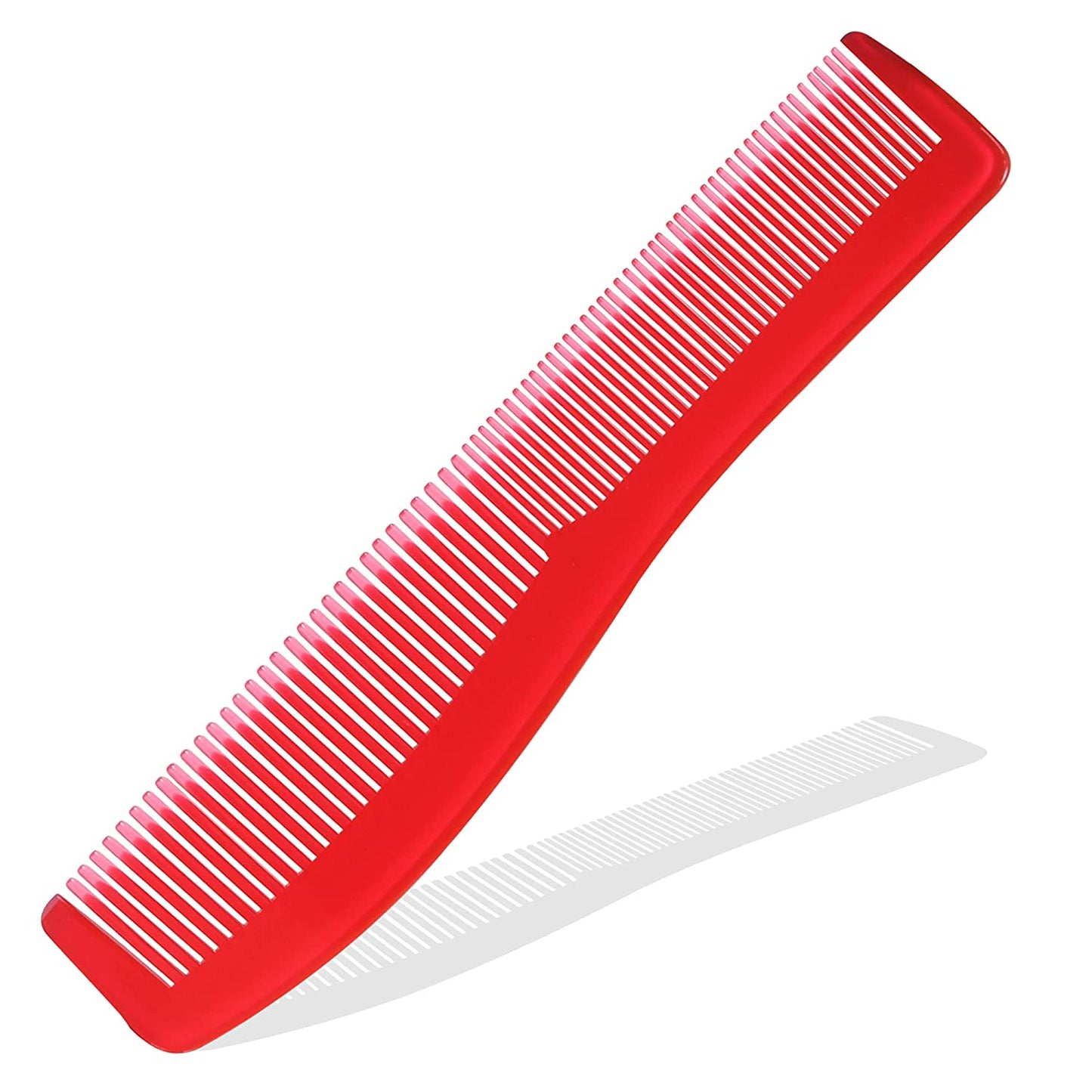 SL0104 Professional Large Handmade Regular Hair Dressing Comb Wavy Shaped Fine Tooth Hand Crafted Hair Comb for Daily Styling 20.5 Cm Fuchsia Hair Combs Scarlet Line 17X4X1 CM Koki Story