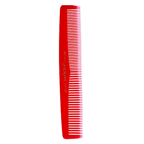 SL0111 Professional Handmade Small Regular Dressing Hair Comb Multipurpose Fine Tooth Crafted for Daily Grooming n Styling 16 Cm_Fuchsia_Pink Hair Combs Scarlet Line 17X4X1 CM Koki Story