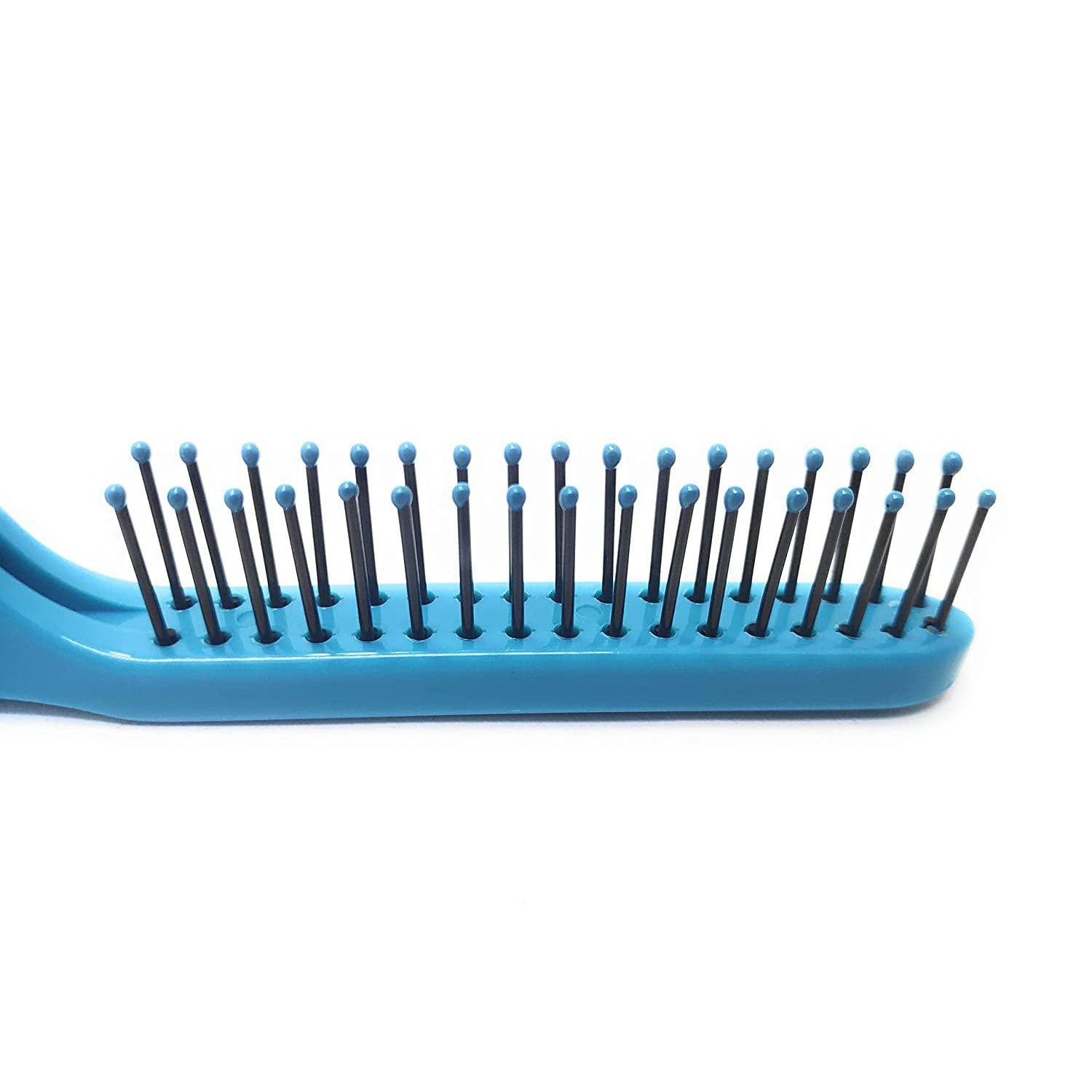 SLC009 Compact Travel Friendly Folding Pocket Comb Double Sided Portable Mini Pocket Hair Brush Foldable Pocket Kangi for Hair Styling Blue Hair Combs Scarlet Line 21.3X2.5X1.5 CM Koki Story