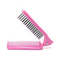 SLC009 Compact Travel Friendly Folding Pocket Comb Double Sided Portable Mini Pocket Hair Brush Foldable Pocket Kangi for Hair Styling_Pink Hair Combs Scarlet Line 21.3X2.5X1.5 CM Koki Story