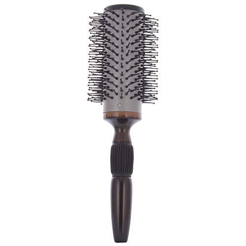 SPH007 Professional Ionic Maple Wood Anti Static Hot Curl Round Hair Brush, Large Curling Brush,Heat Proof Bristle, Anti Slip Wooden Handle_44mm Hot Curling Hair Brushes Scarlet Line 24.5X12X5.5 CM Koki Story