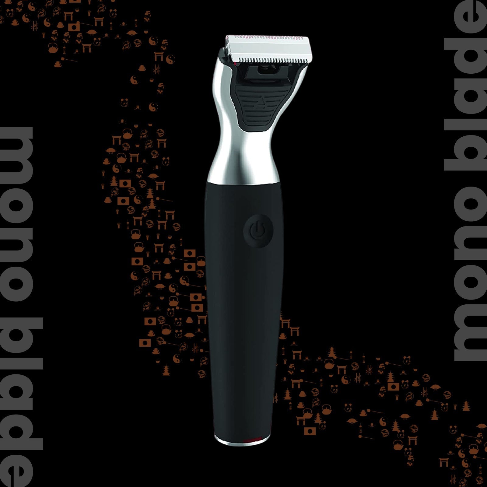 SMB-500 Mono One Blade Hybrid Beard Trimmer n Shaver IPX5 Waterproof 3in1 Cordless Beard n Mustache Shaving Trimming n Shaping Trimmers & Clippers Senses Life Implements Koki Story