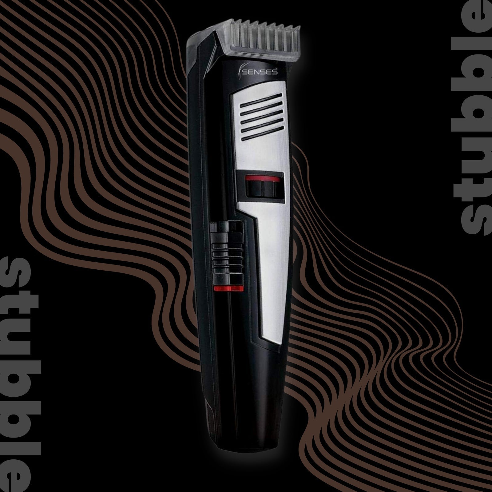 SST-200 Stubble Beard Trimmer Cordless Rechargeable Beard n Mustache Trimming Saving Machine USB 0.5mm 20 Length Settings Trimmers & Clippers Senses Life Implements Koki Story