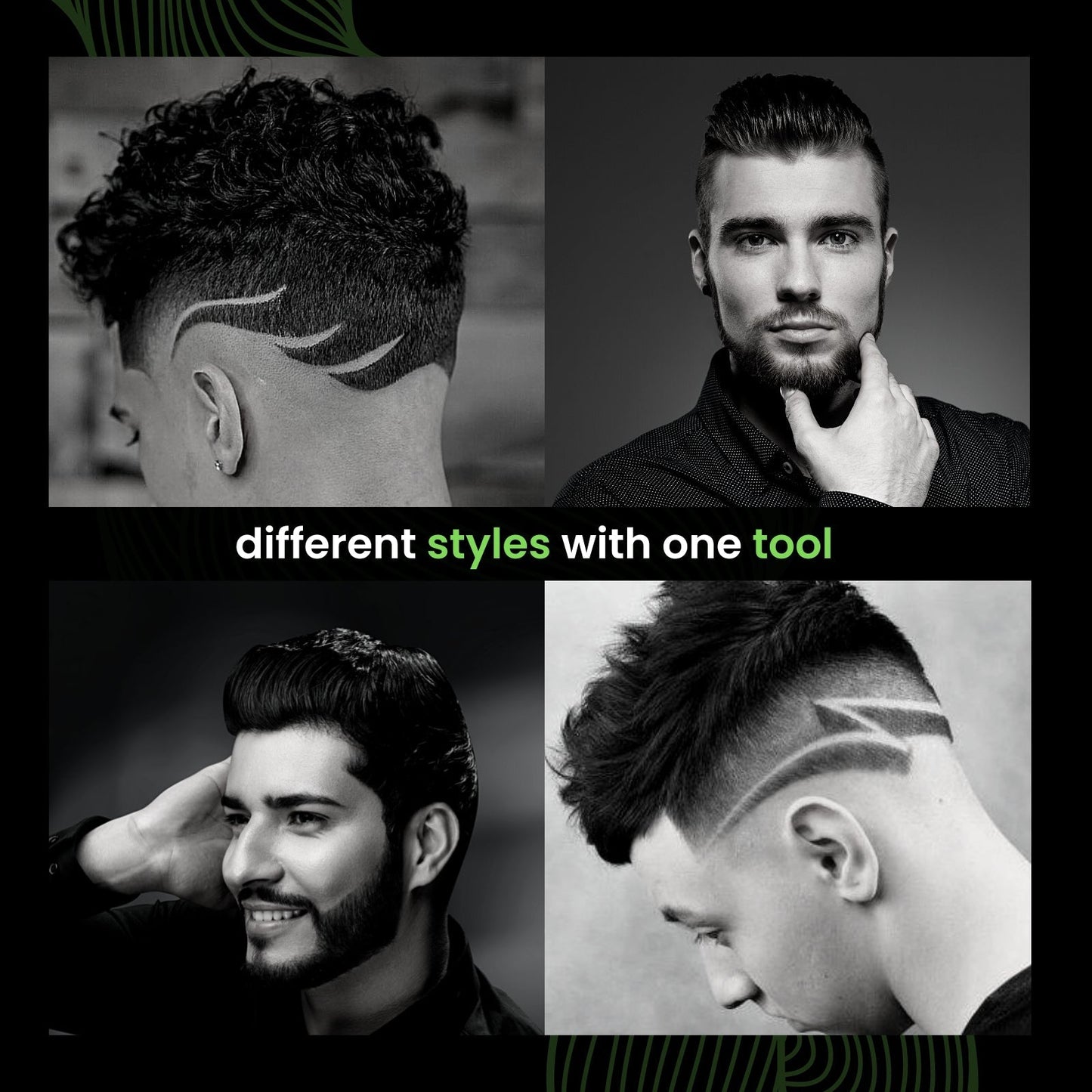 K1 Pro STYL'O Professional Hair Trimmer Steel Blade Hair Clippers Hair Cutting Corded n Cordless Rechargeable Beard n Hair Trimmer Trimmers & Clippers Senses Life Implements Koki Story