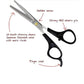 SSC004 Professional Thinning Scissors Stainless Steel Cutting Barber Dressing Sharp Trimming Razor Edge Shears for Home Saloon Barber 6" Inch Salon Scissors STAG Thinning Stainless Steel Koki Story