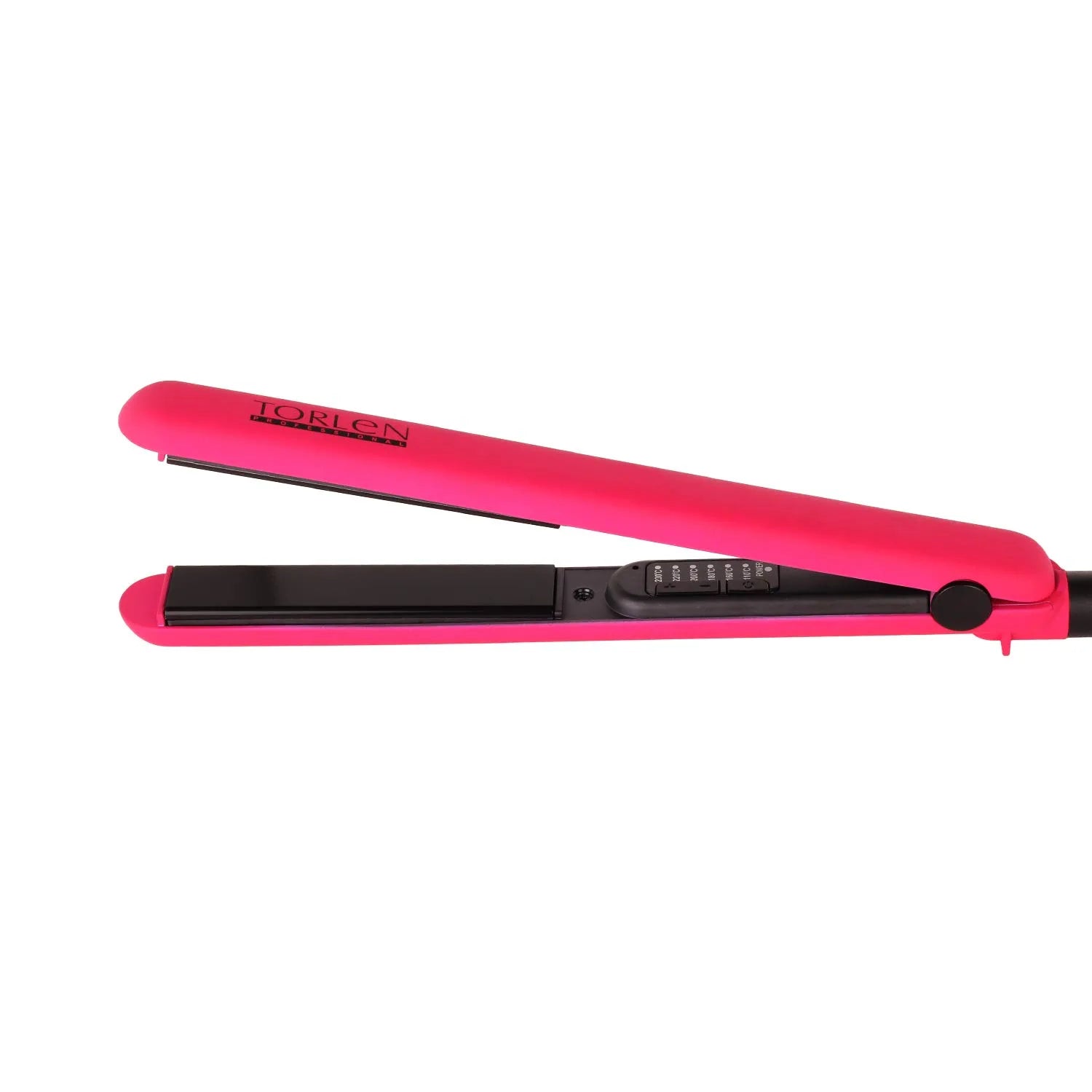 TOR 040 Hair Straightener With Tourmaline Ceramic Technology n Temperature Controller Flat Straightening Iron Hair Straighteners TORLEN Pink Koki Story