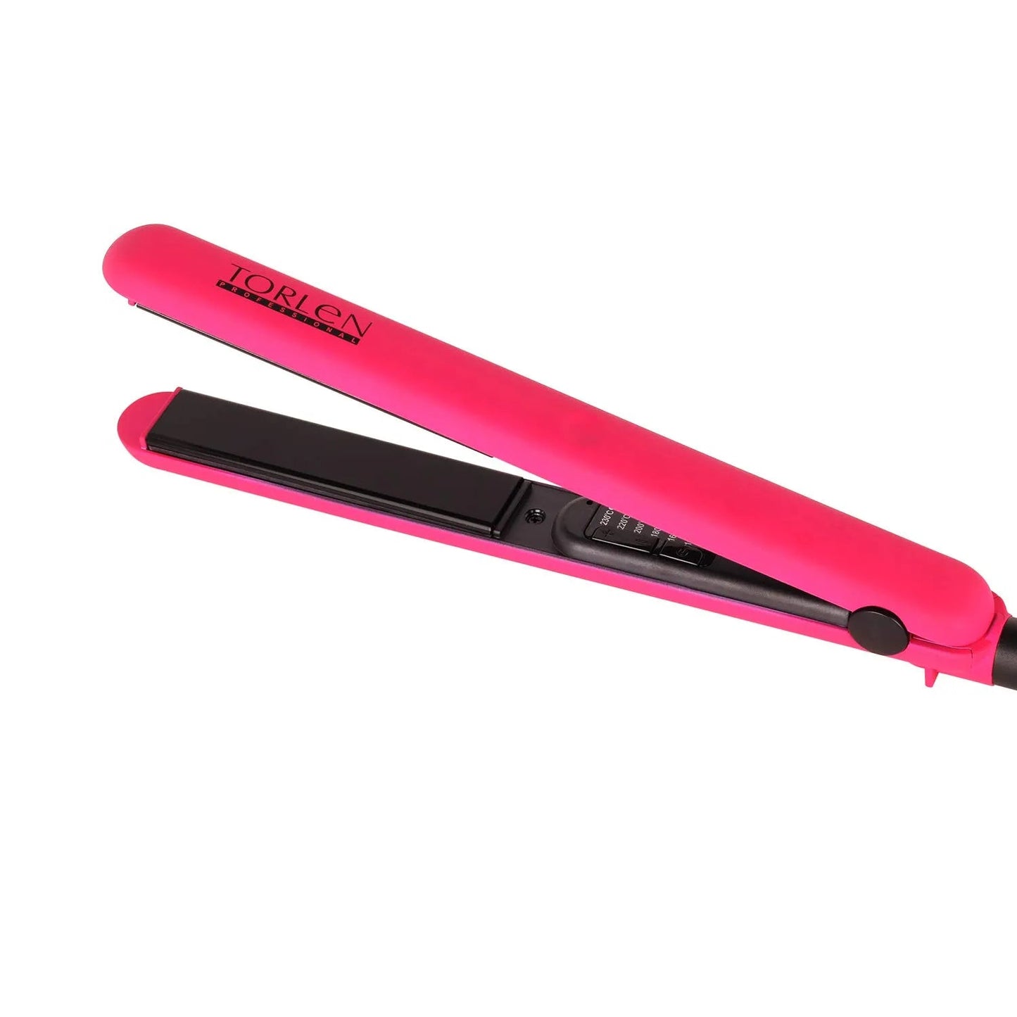 TOR 040 Hair Straightener With Tourmaline Ceramic Technology n Temperature Controller Flat Straightening Iron Hair Straighteners TORLEN Pink Koki Story