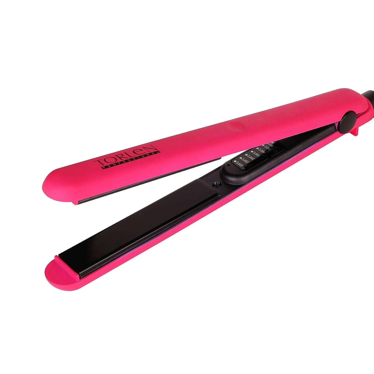 TOR 040 Hair Straightener With Tourmaline Ceramic Technology n Temperature Controller Flat Straightening Iron Hair Straighteners TORLEN Pink Koki Story