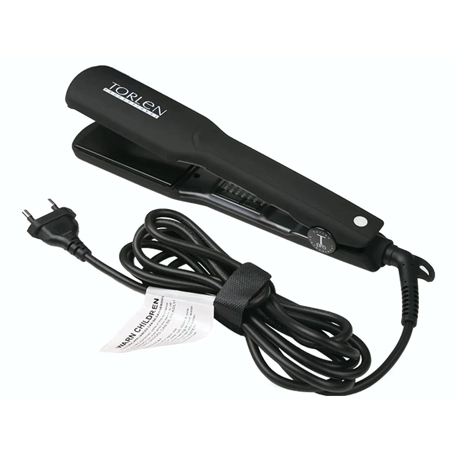 TOR 042 Flat Hair Straightener with Ceramic Technology n Temperature Controller/Wide Plates Straightening Iron Hair Straighteners TORLEN Black Koki Story