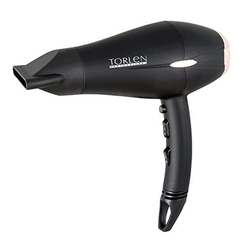 TOR 177 Tourmaline ionic ceramic Technology Hot and Cold Blow Hair Dryer / 2200 Watts Rubberized body Hair Drying Machine Hair Dryers TORLEN Black Koki Story