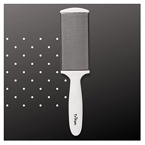 TFS044 Professional Dual Sided Foot Scrubber Filer with Steel and Emery Pad. Hard n Dead Skin Callus Remover Pedicure Foot Scraper Foot Scrubbers TRITON Koki Story