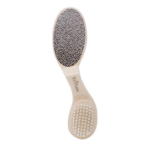 TLS019 Professional Lazer Foot Scraper Filer for Hard n Dead Skin Callus Remover with Cleaning Brush Pedicure Foot Scrubber Foot Scrubbers TRITON Koki Story