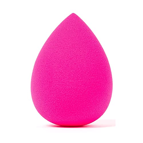 TMS005 Professional Latex Free Tear Drop Shaped Makeup Blender Beauty Makeup Sponge Blender Puff for Blending Makeup,Cream,Concealer, Foundation_Pink Makeup Blender Puffs TRITON 8.4X5X5 CM Koki Story