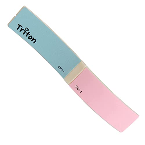 TNB018 Professional 4 in 1 Double Sided Nail Filer/Emery Board/Soft Buffer/Polisher Reusable File Manicure Pedicure Tool For Home n Salon Use Nail Filers TRITON 25X6X0.5 CM Koki Story